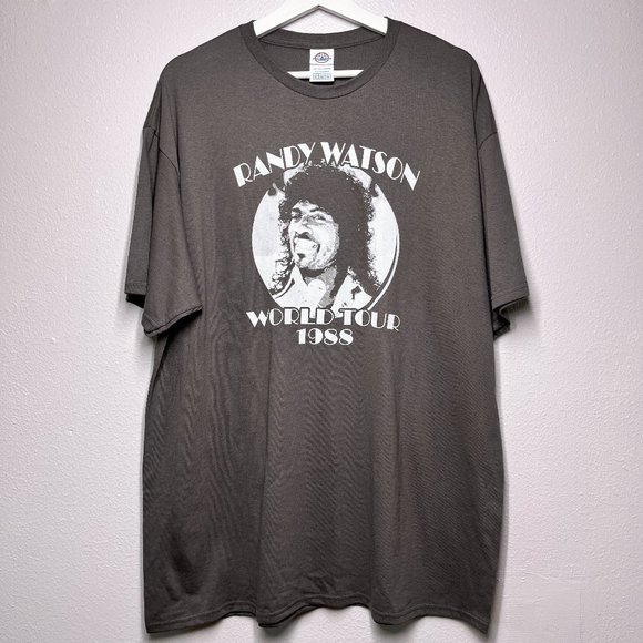 thumbnail image 2 of Sexual Chocolate Mr Randy Watson Soul Glo Brown Basic Men's T-Shirt 2 of 10